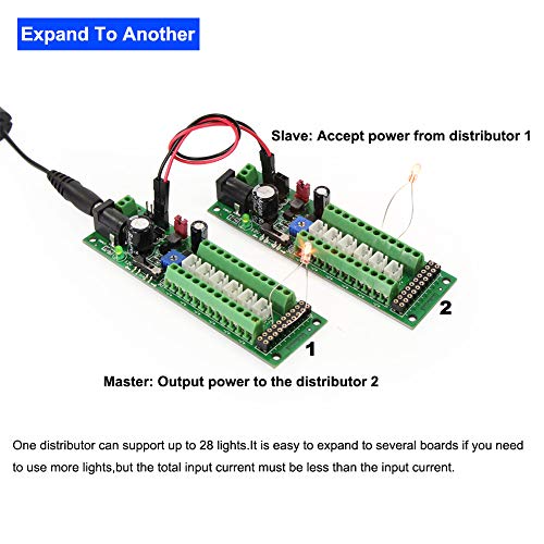 PCB012 Power Distribution Board Self-Adapt Distributor HO N O LED Street Light Hub DC AC Voltage Train Power Control