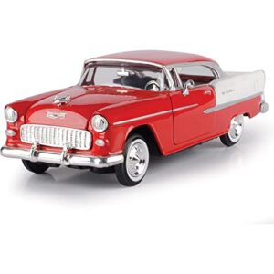 1955 chevy bel air – red