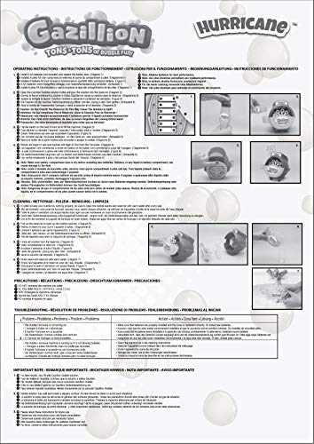 Gazillion Bubbles Hurricane Machine, Colors May Vary