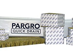 Grodan Pargro Quick Drain Jumbo Blocks, 6" x 6" x 4" (case of 36), Grey