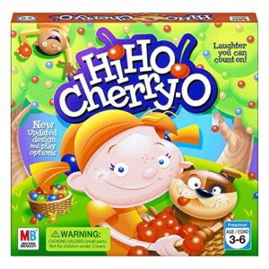 hasbro hi ho! cherry-o board game for 2 to 4 players kids ages 3 and up (amazon exclusive)