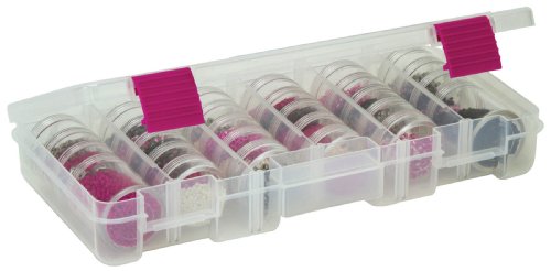 Creative Options 3610-83 Pro-Latch Bead and Embellishment Storage System with Jars, Medium