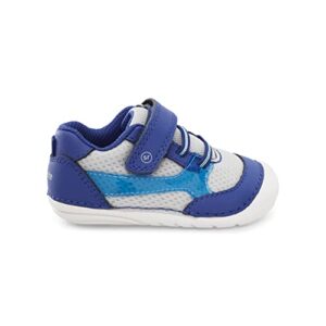 Stride Rite baby boys Sm Kylin Casual Shoe, Blue, 3.5 Infant US