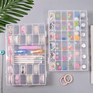 Yinpecly Component Storage Box 200x130x45mm Adjustable Divider 8 Grids Removable Compartment PP Organizer for Jewelry Beads Earring Container Tool Fishing Hook Small Accessories 1Pcs