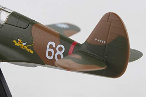 Daron Worldwide Trading P-40 Warhawk Hell's Angels 1:90 Vehicle, Brown , Black