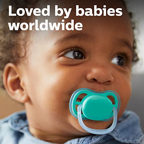 Philips AVENT Ultra Air Pacifier, 0-6 Months, Elephant,Lion, 4 Pack, SCF085/07