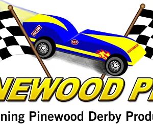 Pine Derby Drilled Car Kit with PRO Graphite and 3oz Flexible Cuttable Stick-On Tape Weight by Pinewood Pro