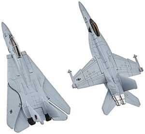 corgi top gun maverick & goose’s f14 tomcat (top gun 1986) & rooster’s f/a-18 hornet (top gun maverick) fit the box aircraft display models cs90682