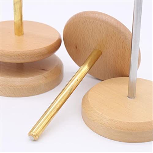 PhantomSky Wood Yarn Dispenser Yarn Spinner Wool Thread Holder with Twirling Mechanism for Knitting, Crochet