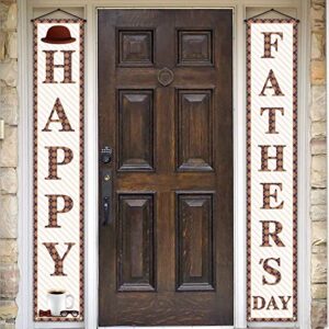 happy father’s day porch banner i love dad coffee hat best dad ever front door sign wall hanging banner party decoration