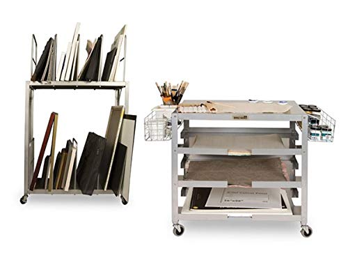 Creative Mark The Original Space Rover - for Storing & Organizing Canvases, Panels, Artwork, Framed & Unframed Art, Boards, Pads, Large Portfolio Cases, Steel Construction