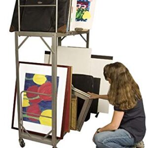 Creative Mark The Original Space Rover - for Storing & Organizing Canvases, Panels, Artwork, Framed & Unframed Art, Boards, Pads, Large Portfolio Cases, Steel Construction