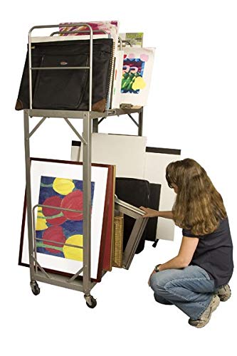 Creative Mark The Original Space Rover - for Storing & Organizing Canvases, Panels, Artwork, Framed & Unframed Art, Boards, Pads, Large Portfolio Cases, Steel Construction