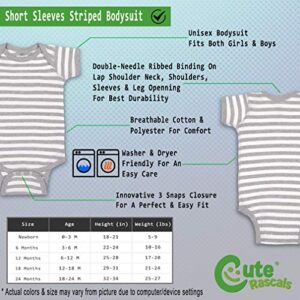 Custom Personalized Baby Bodysuit I Get My Awesomeness from Grammy Grandmother Grandma A Funny Cotton Boy & Girl Striped Baby Clothes Stripes Gray White Design Only 6 Months