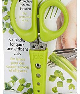 Joie 6 Blade Herb Scissors with Protective Sheath, one Size, Silver