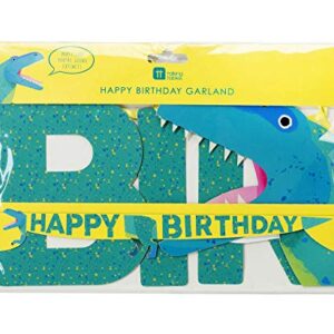 Party Dinosaurs Happy Birthday Garland 3.5M