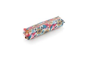 miquelrius – mini pencil case with rubber, nordic flowers design