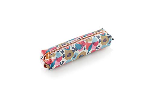 MIQUELRIUS - Mini Pencil Case with Rubber, Nordic Flowers Design