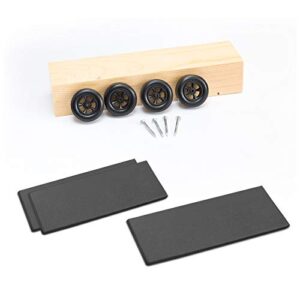 3 Pieces Stick-on Flexible Tape Weights in 2.85 oz Derby Weights Compatible with Pinewood Derby Car Race