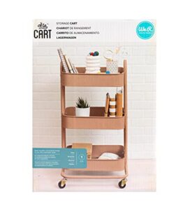 storage- we r memory keepers- 3 tier cart- tan/oat