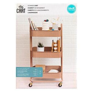 Storage- We R Memory Keepers- 3 Tier Cart- Tan/Oat