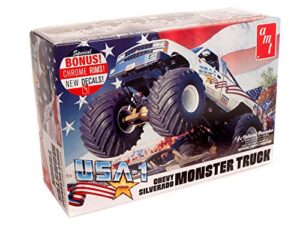 amt usa-1 chevy silverado monster truck 1:25 scale model kit