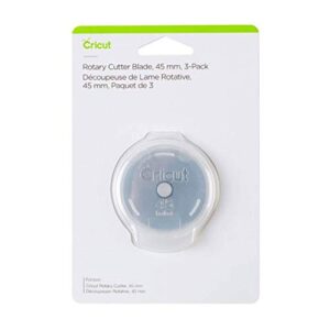 cricut 45 mm rotary blade refill (3 ct), one size, metal