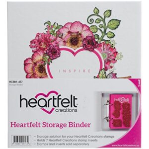 heartfelt creations 8.25″x9″x3″ storage binder