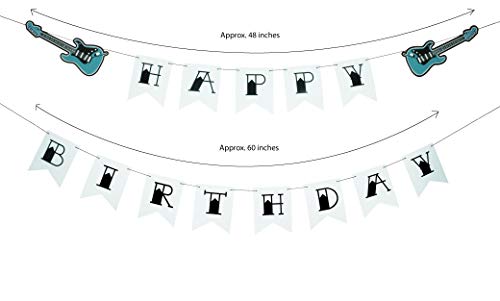 All Things Rockabilly Classic Guitar Style Happy Birthday Banner