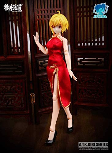 Eastern Model ATK Girl 1/12 Scale Four Symbols Series Clothes Cheongsam Set for Mecha Girl Model Figures