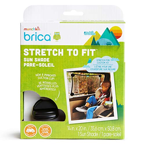 Munchkin® Brica® Stretch to Fit™ Car Window Sun Shade, Helps Block UVA/UVB Rays