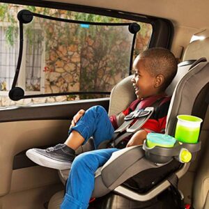 Munchkin® Brica® Stretch to Fit™ Car Window Sun Shade, Helps Block UVA/UVB Rays