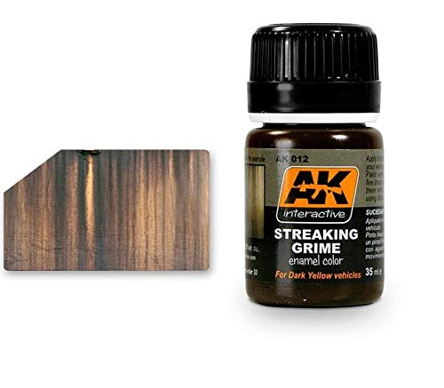 AK Interactive AK 012, Streaking Grime General - 35 ML / 1.18 Fl.Oz Jar