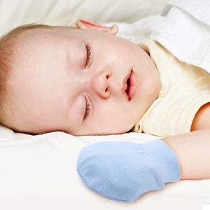 Aster 6 Pairs Newborn Baby Mittens Infant Toddler Gloves Soft Cotton No Scratch Mittens for 0-6 Months Baby Boys Girls