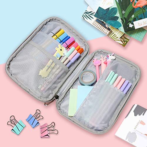 Pencil Case Watermelon Print Pencil Bag Pen Pouch Big Capacity Makeup Brush Bag for Kids Girls Boys Women School College