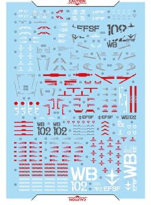 decals decal fits hobby pg 1/60 rx-78-2 1/60 scale modeling diy