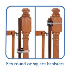 Summer Banister to Banister Gate Mounting Kit - Fits Round or Square Banisters, Accommodates Most Hardware & Pressure Mount Baby Gates up to 37 Tall, Gate Sold Separately (Pack of 1)