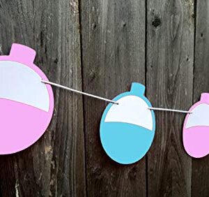 Crafty Cue 4" Tall Fishing Bobber Banner, Fishing Bobber Garland, Fishing Bobber, Fishing Party