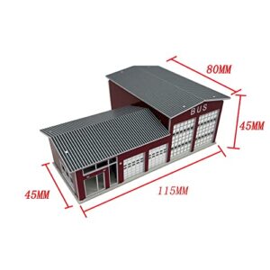 Outland Models Railway Scenery Bus Garage & Maintenance Shed 1:160 N Scale