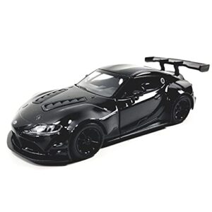 kinsmart toyota gr supra concept racing edition 1/36 scale diecast race car (black)