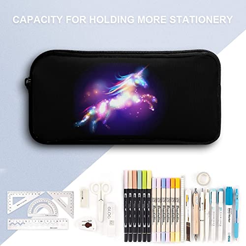 Fantasy Unicorn Pencil Case Makeup Bag Big Capacity Pouch Organizer for Office College