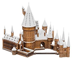 fascinations metal earth premium series harry potter hogwarts castle in snow 3d metal model kit