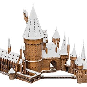 Fascinations Metal Earth Premium Series Harry Potter Hogwarts Castle in Snow 3D Metal Model Kit