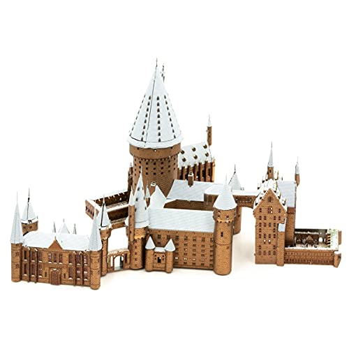 Fascinations Metal Earth Premium Series Harry Potter Hogwarts Castle in Snow 3D Metal Model Kit