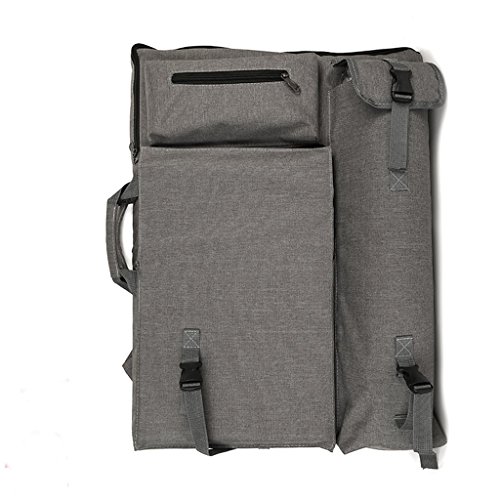 Art Portfolio Bag Backpack - Outdoors Artist Art Supply Sketch Board Travel Sketchpad Drawing Board Canvas Portfolio Bag for Art Student Photo Sketching Painting Easel Palette Brushes Storage