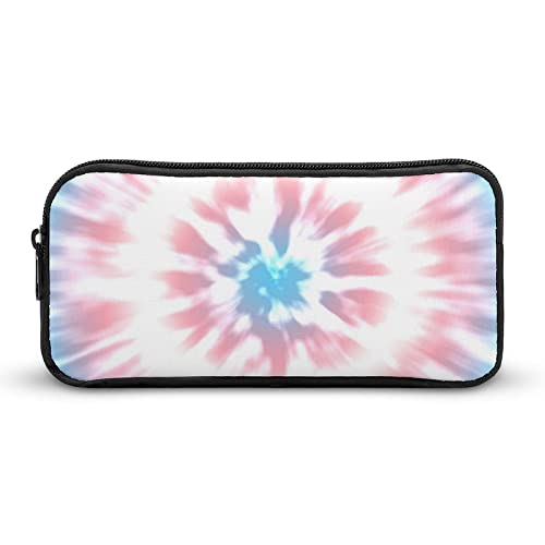 Transgender Color Tie Dye Pencil Case Makeup Bag Big Capacity Pouch Organizer for Office College