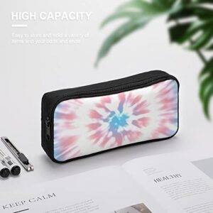 Transgender Color Tie Dye Pencil Case Makeup Bag Big Capacity Pouch Organizer for Office College