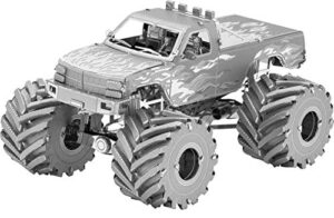fascinations metal earth monster truck 3d metal model kit