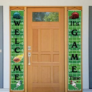 football party decoration it’s game time hanging banner american football themed birthday party baby shower decor and supplies