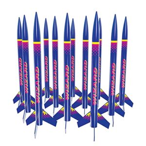 estes – 1754 wizard flying model rocket bulk pack (pack of 12) | intermediate rocket kit | step-by-step instructions | science education kits | great for teachers, youth group leaders and birthdays